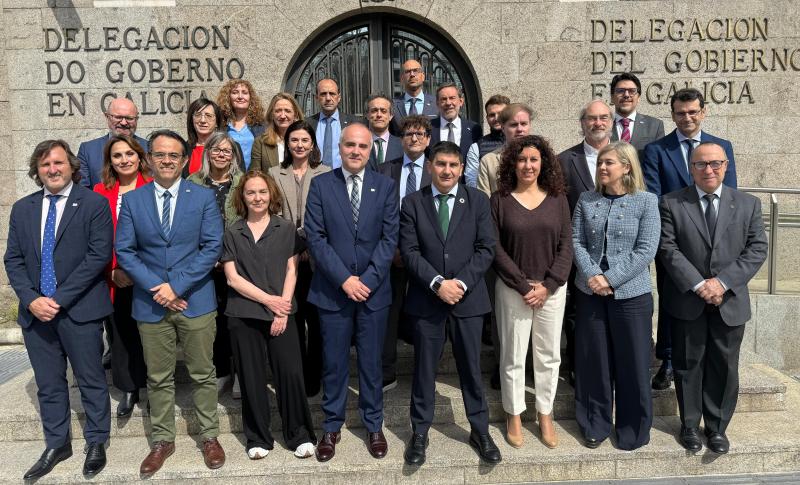 Pedro Branco recibe aos secretarios xerais das Delegacións do Goberno de España