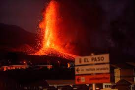 Extensión de lava (Fuente : Ag. EFE)