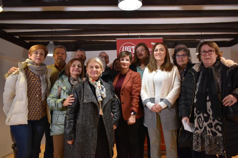 Clausura de la Jornada sobre reforma de las pensiones de UGT en Segovia 