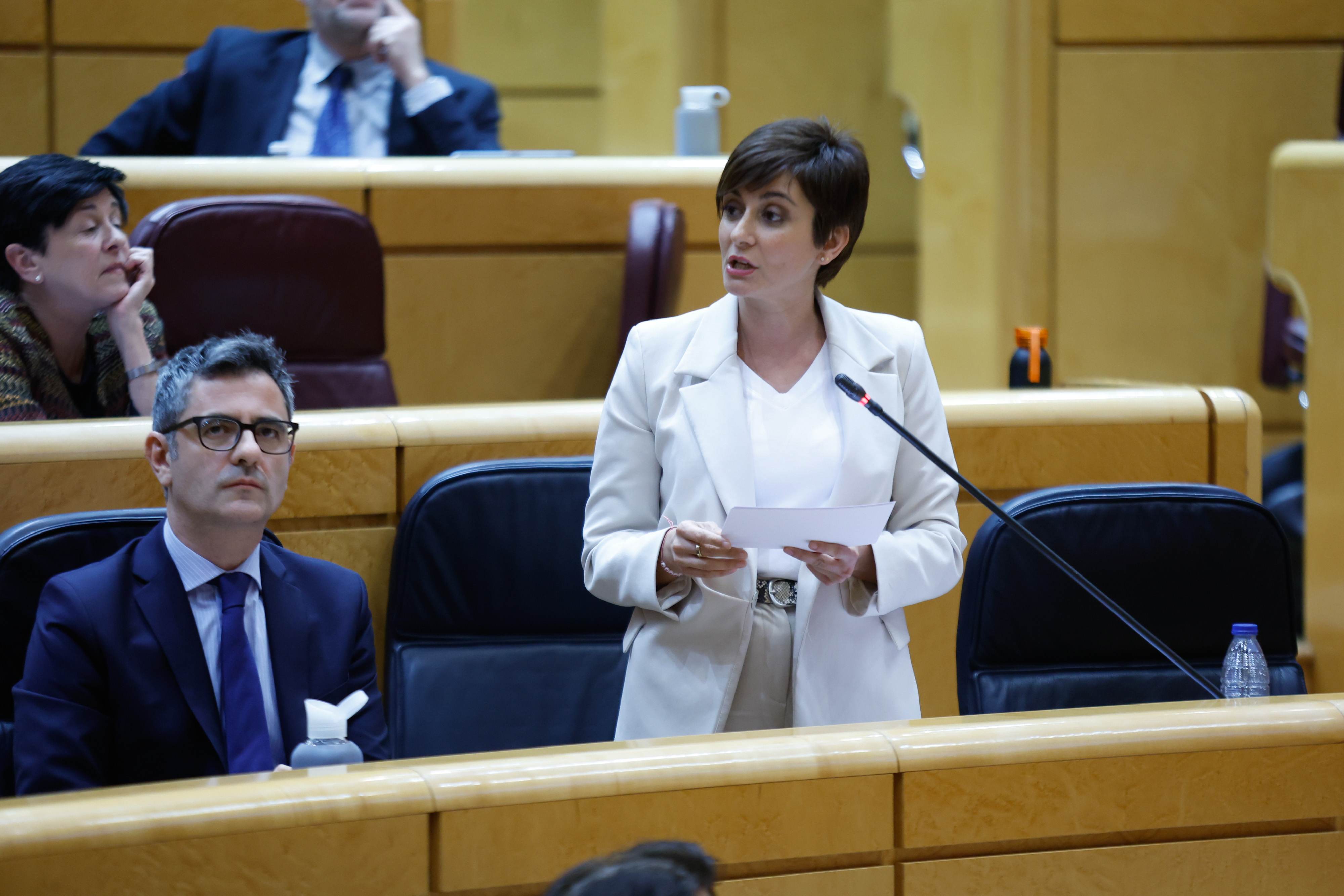 Isabel Rodríguez insta a Feijóo a regresar al Pacto Antitransfuguismo: “Queda desvirtuado si no participa el principal partido de la oposición”